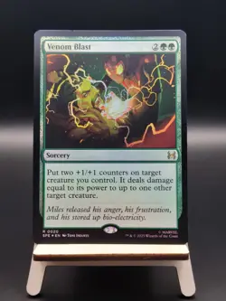 Venom Blast (Foil) - #20 - Rare - Marvel's Spider-Man - SPE - Image 1