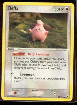 Pokemon CLEFFA 21/115 Unseen Forces - RARE - NEAR MINT - Image 1