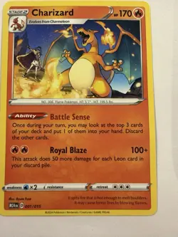 Pokemon TCG: Charizard 001/015 Sword & Shield-Vivid Voltage Promo NM - Image 1