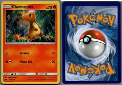 2017 Pokemon, S&M Burning Shadows Promos, #18/147 Charmander, Holo Common - Image 1