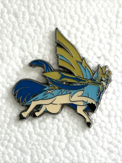 Lot of 2 Pokemon Pikachu Gigantamax & Shiny Zacian Pin Crown Zenith WalMart Exc - Image 4