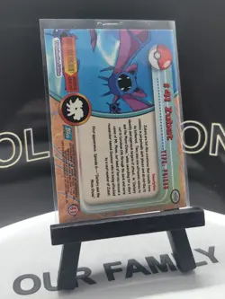 Zubat #41 Holo Foil Blue Logo Pokemon Topps TV Animation Edition - Image 5