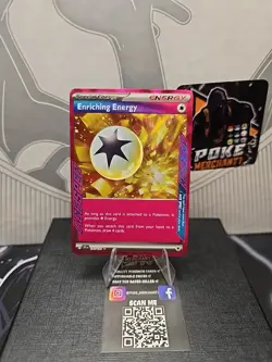 Pokemon Enriching Energy 191/191 TCG Scarlet & Violet Surging Sparks Ace Spec - Image 1