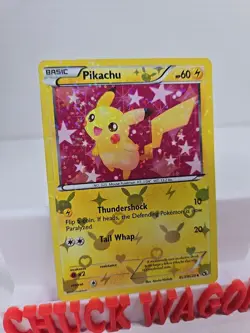 Pikachu 2013 Pokemon Radiant Collection Legendary Treasures HOLO RC7/RC25 MP - Image 2