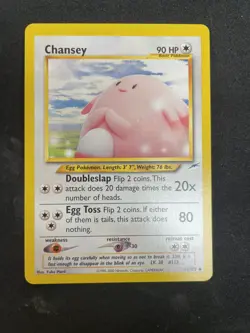 Chansey 31/105 Neo Destiny Unlimited Uncommon Regular Pokemon TCG LP - Image 1