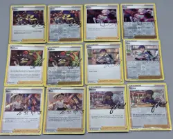 Pokemon Crown Zenith Signed Trainer Complete Holo/ Reverse Holo Set (12) - Image 1