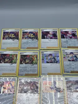 Pokemon Crown Zenith Signed Trainer Complete Holo/ Reverse Holo Set (12) - Image 2