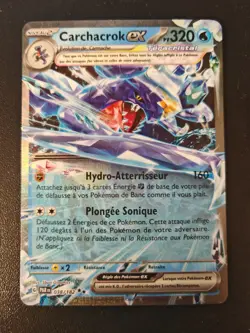Carte Pokemon Carchacrok EX 038/182 PAR Ecarlate Violet Faille Paradoxe FR - Image 1