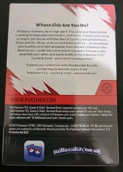 Pokemon TCG Scarlet & Violet Destined Rivals Booster Bundle. New! Factory Sealed - Image 2