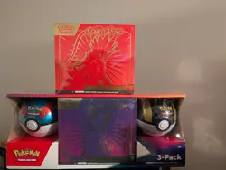 Pokemon Scarlet & Violet Elite Trainer Box ETB Set of 2, Sealed with 2 Pokeballs - Image 1