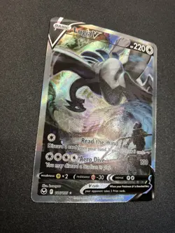 Pokemon 2022 Silver Tempest Lugia V 186/195 Alt Art Ultra Rare - Image 2