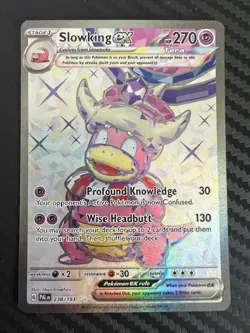 Pokemon TCG Slowking ex Scarlet & Violet Paldea Evolved 238/193 Holo Ultra NM - Image 1