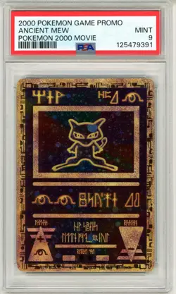 2000 Pokemon Ancient Mew Game Promo Movie PSA MINT 9 - Image 1