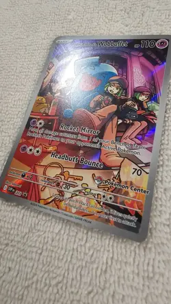 Pokemon Center Stamped Team Rocket's Wobbuffet 203 Destined Rivals ETB Promo- NM - Image 5
