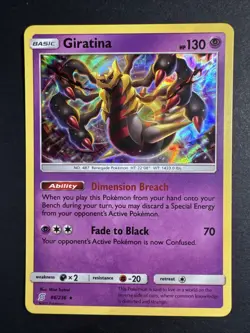 Giratina 86/236 - Pokemon Unified Minds Holo Rare English (SM11) TCG NM - Image 1