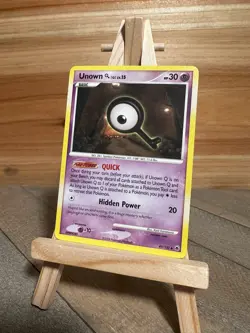 Pokemon Majestic Dawn Uncommon Unown [Q] #49/100 Lightly played - Image 1