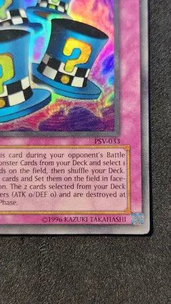 Yugioh! Holo Magical Hats PSV-033 Pharaoh's Servant 1st Edition - Image 2