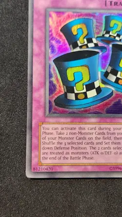 Yugioh! Holo Magical Hats PSV-033 Pharaoh's Servant 1st Edition - Image 5