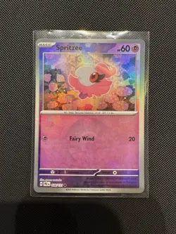 Spritzee 038/131 Poke Ball Reverse Holo Prismatic Evolutions Pokemon Card NM - Image 1