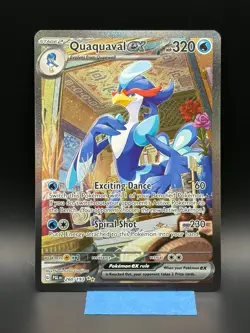 Pokemon Card TCG - Quaquaval ex 260 SIR Special Illustration Paldea Evolved NM - Image 1