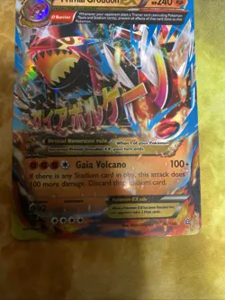 Mega Primal Groudon EX Omega 86/160 Holo Ultra Rare XY Primal Clash Pokemon Card - Image 3