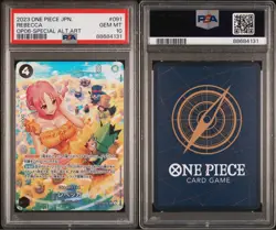 Rebecca PSA10 SR SP OP05 091 One Piece Card Two Legends Rare TCG - Image 3