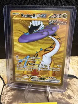 Raging Bolt EX 222/187 Temporal Forces Pokemon Card Gold Secret Rare NM - Image 4