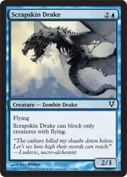 Scrapskin Drake - Medium Play MTG Avacyn Restored - Image 1