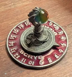 Rare MTG 1995 Scrye Reaper Pewter Demon Claw Counter - Image 1