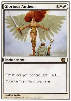 Glorious Anthem 9th Edition MTG Magic LP - Image 1