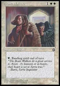 Beast Walkers - Light Play MTG Homelands - Image 1