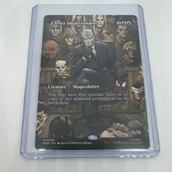 Clever Impersonator 0008 Borderless Spider-Man MTG Marvel Universe Eternal-Legal - Image 1