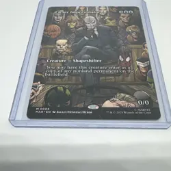 Clever Impersonator 0008 Borderless Spider-Man MTG Marvel Universe Eternal-Legal - Image 3