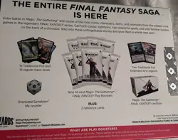 MTG Final Fantasy Bundle Magic The Gathering Brand New & Sealed - Image 3