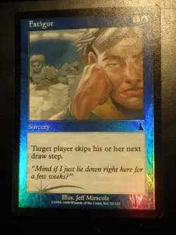 mtg magic fatigue urza's destiny FOIL ENGLISH destinee d'urza - Image 1