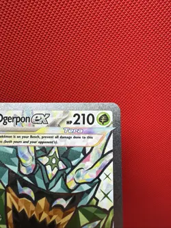 Teal Mask Ogerpon ex SV 166 Pokemon Cards Black Star Promo NM+ - Image 5