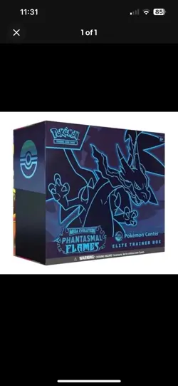 PRESALE Pokemon Center Phantasmal Flames ETB CONFIRMED PREORDER - Image 1