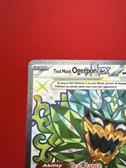 Teal Mask Ogerpon ex SV 166 Pokemon Cards Black Star Promo NM+ - Image 3