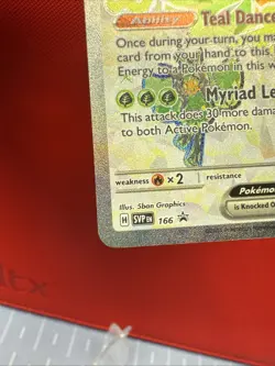 Teal Mask Ogerpon ex SV 166 Pokemon Cards Black Star Promo NM+ - Image 5