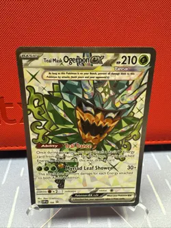 Teal Mask Ogerpon ex SV 166 Pokemon Cards Black Star Promo NM+ - Image 1