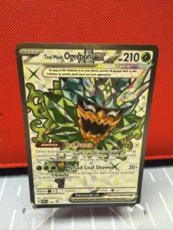 Teal Mask Ogerpon ex SV 166 Pokemon Cards Black Star Promo NM+ - Image 1