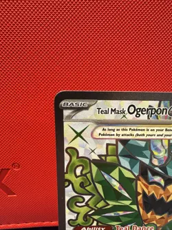 Teal Mask Ogerpon ex SV 166 Pokemon Cards Black Star Promo NM+ - Image 2