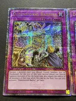 3x Dimensional Barrier | RA01-EN072 | Quarter Century Secret Rare | NM | YuGiOh! - Image 3