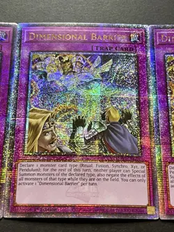 3x Dimensional Barrier | RA01-EN072 | Quarter Century Secret Rare | NM | YuGiOh! - Image 5
