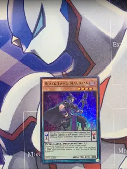 Yugioh Black Fang Magician PEVO-EN004 Ultra Rare 1st Ed NM - Image 1