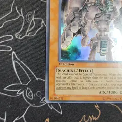 Ancient Gear Golem TLM-EN006 The Lost Millennium 1st Edition Yugioh Tcg - Image 5
