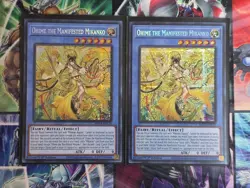 2x Ohime the Manifested Mikanko MP24-EN135 | 1st Ed Mint Yugioh Prismatic Secret - Image 1
