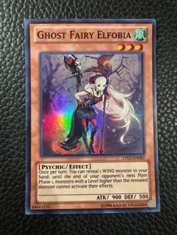 YuGiOh Ghost Fairy Elfobia LTGY-EN085 (Super Rare) (NM) - Image 1