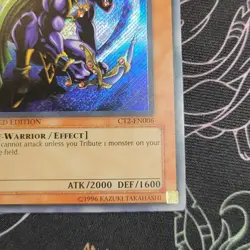 Panther Warrior CT2-EN006 2005 Collectors Tin Limited Edition Yugioh Tcg - Image 4