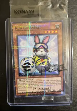 Rescue Rabbit + Neymar Jr - NYCC 2025 eFootball Promo Set - Yugioh OTS SEALED - Image 1